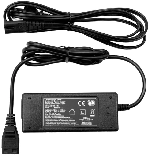 Alt view image 5 of 5 - 100-240v AC to 12 & 5v DC 4pin Molex 2A Power Adapter (2A, Without On/Off Switch)