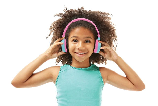 Alt view image 2 of 4 - Unicorn Bluetooth Headphones, HPBT010UNI 2-in-1 Bluetooth, Wired, with Microphone, Control Buttons, Foldable and Adjustable, Rechargeable Battery