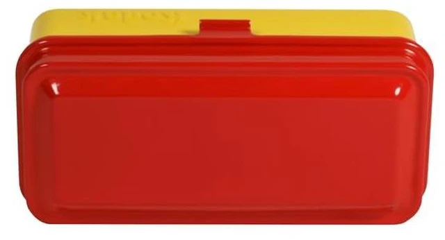 Alt view image 3 of 7 - 120/135 Film Case - for 8 Rolls of 120 Films / 10 Rolls of 35mm Films - Retro Steel Case to Sort & Safeguard Film (Film is not Included) (Red)