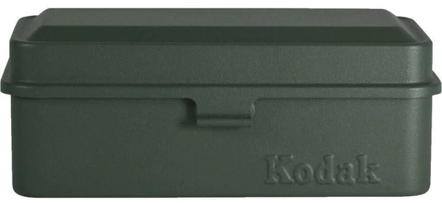 Main image of Film Case - Steel for 8 Rolls 120 / 10 Rolls 35mm - Retro Olive