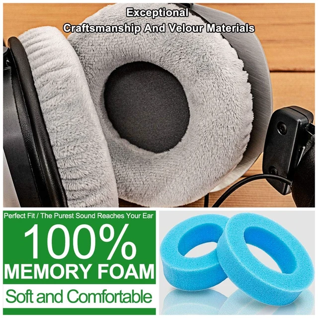Alt view image 5 of 7 - Replacement Ear Pads Compatible with DT770, DT880, DT990, DT 770 PRO, DT 880 PRO, DT 990 PRO Headphones (Silver)