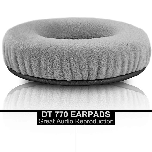 Alt view image 6 of 7 - Replacement Ear Pads Compatible with DT770, DT880, DT990, DT 770 PRO, DT 880 PRO, DT 990 PRO Headphones (Silver)