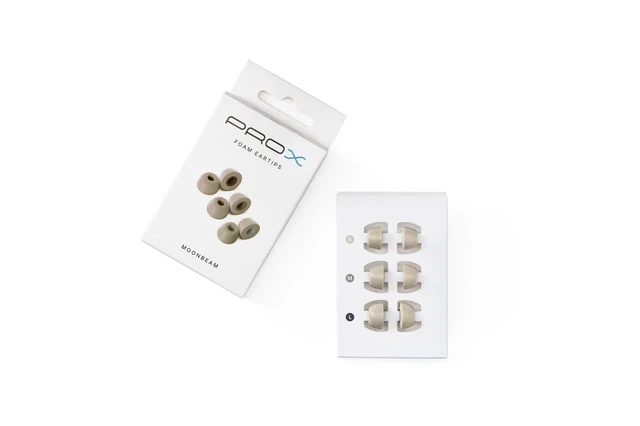 Alt view image 3 of 3 - Audio - Pro X Memory Foam Eartips (Moonbeam)