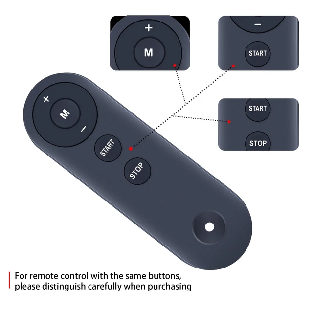 Alt view image 4 of 5 - Replacement Remote Control for Abonow 3000W, 3870, 3000 Walking Pad Treadmill