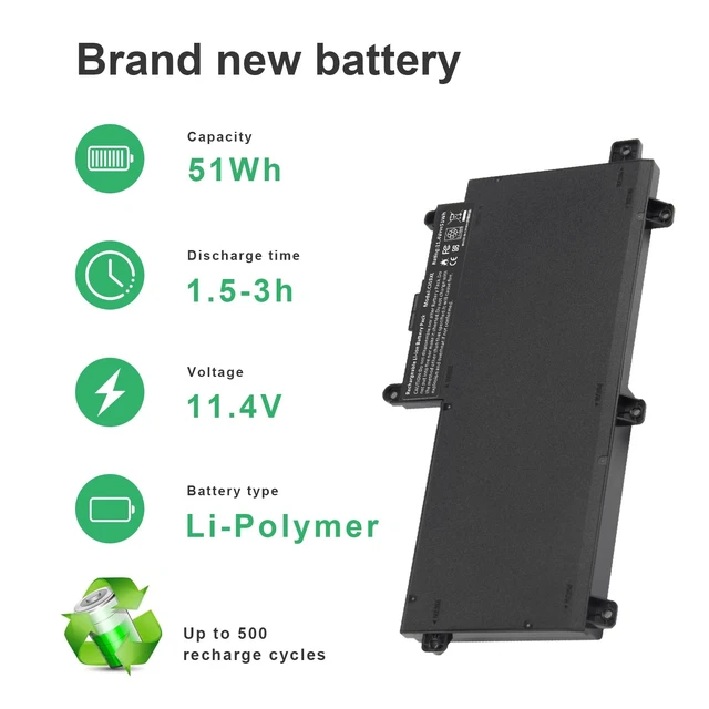 Alt view image 3 of 7 - Spare CI03 C103XL Laptop Battery for HP ProBook 640/645/650/655 G2 Series, 640/645/650/655 G3 Series, Fit HSTNN-UB6Q HSTNN-LB6T HSTNN-PB6K 801554-001