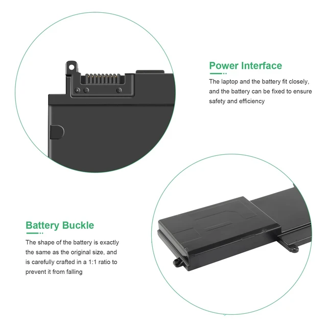 Alt view image 6 of 7 - Spare CI03 C103XL Laptop Battery for HP ProBook 640/645/650/655 G2 Series, 640/645/650/655 G3 Series, Fit HSTNN-UB6Q HSTNN-LB6T HSTNN-PB6K 801554-001