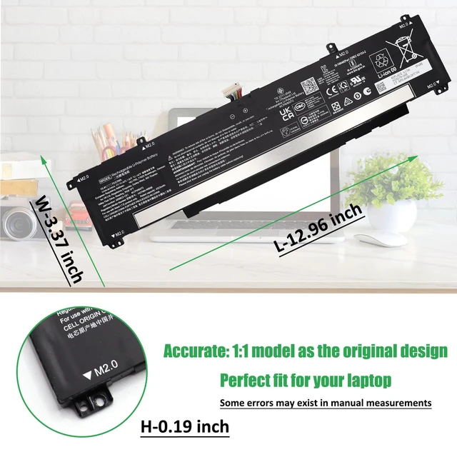 Alt view image 5 of 7 - WK04XL Battery Replacement for HP OMEN 16-b 16-c Victus 16-e 16-d For Victus 16-D0001UR 16-D0023DX 16-E0114AX 16-E0128TX, HSTNN-OB2C M39179-005 M38822-AC1, 15.4V 70.07Wh