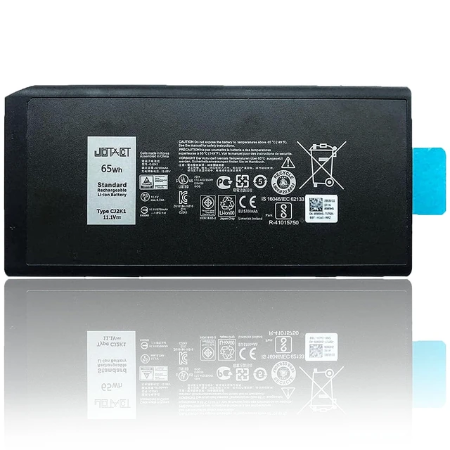 Main image of CJ2K1 X8VWF 65Wh Laptop Battery Compatible with Dell Latitude 14 Rugged 5404 5414 E5404 Extreme 7404 7414 E7404 Series P45G002 P46G Notebook 4XKN5 5XT3V 09FN4 XN4KN DKNKD VCWGN 11.1V 6-Cell