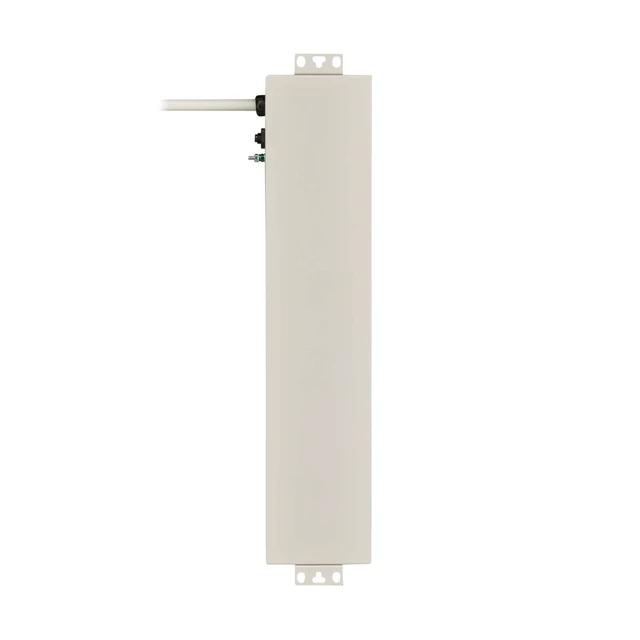 Alt view image 4 of 7 - Eaton Series 10 Outlet Heavy Duty Power Strip, Metal, Under Desk & Wall Mount Option, 15ft Extension Cord, On/Off Switch Cover, Industrial Garage Shop Work Bench, White (TLM1015NC)