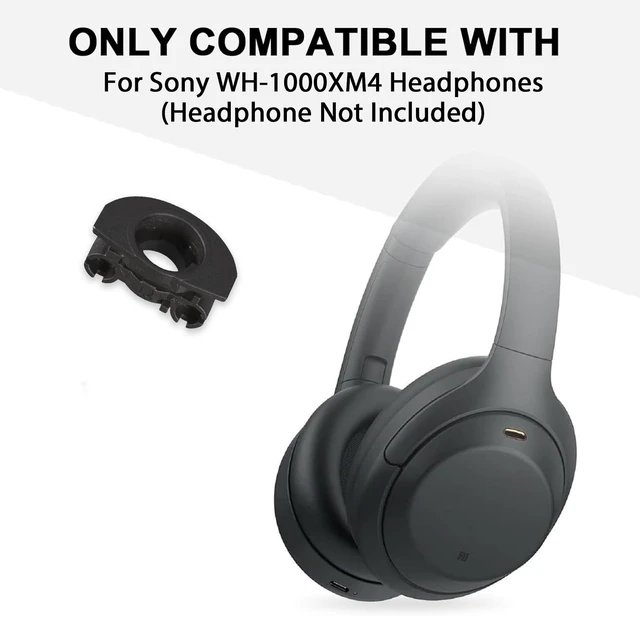 Alt view image 2 of 7 - Hinge Swivels + U Shaped Metal Hinge Lock for Sony WH-1000XM4 (Black,Left) Durable WH-1000XM4 Replacement Parts Accessories Hinge Spins,As Same As OEM Repair Kit Set