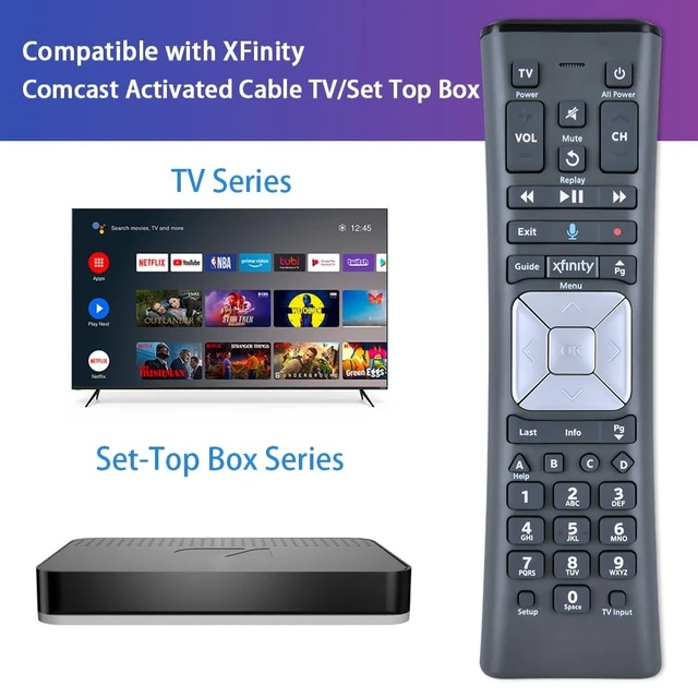 Alt view image 2 of 7 - Replacement Voice Remote Control for XFinity XR11 Backlit Function for Comcast Activated Cable TV, Easy Pairing