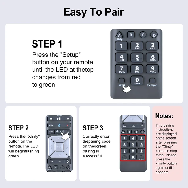 Alt view image 4 of 7 - Replacement Voice Remote Control for XFinity XR11 Backlit Function for Comcast Activated Cable TV, Easy Pairing