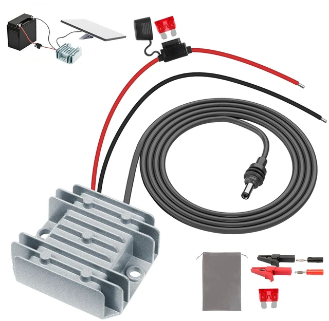 Main image of Starlink Mini Power Supply, 12V/24V Starlink Mini 12V Adapter Power Cable DC Step Up Converter to 30V 3.5A, Compatible with Battery/RV/Generator/Yacht/Solar Panels Off-Grid Power Solution with Fuse