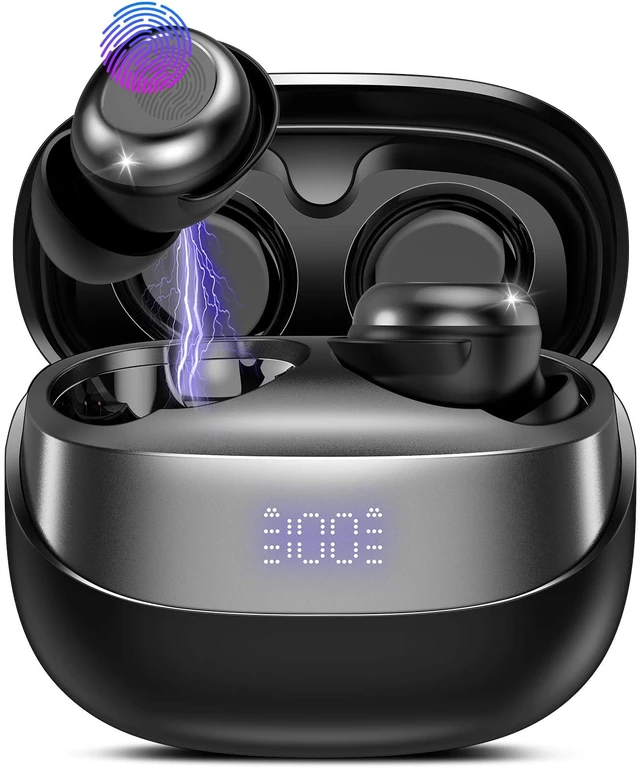 Main image of Sleep Earbuds Bluetooth 5.4 in Ear Light-Weight Headphones, Mini Sleep Headphones Small Design for Side Sleepers, 47H Playtime with Charging Case, Clear Calls Earphones, Black