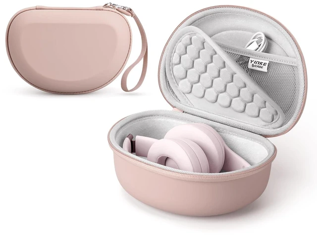 Main image of Hard Case for Beats Solo 4/Solo 3/Studio Pro/Studio3 On-Ear Headphones Universal Portable Travel Organizer Bag, with Honeycomb Lid Protection