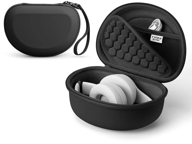 Main image of Hard Case for Beats Solo 4/Solo 3/Studio Pro/Studio3 On-Ear Headphones Universal Portable Travel Organizer Bag, with Honeycomb Lid Protection