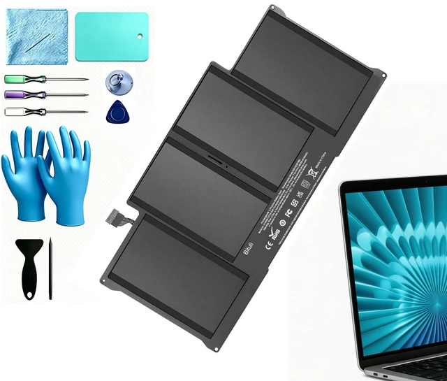 Main image of A1405 A1466 Replacement Battery for MacBook Air 13 inch A1377 A1369 (Late 2010 Mid 2011 Mid 2012 Mid 2013 Early 2014 Version), Also fit A1496 661-5731 MC503 MC504