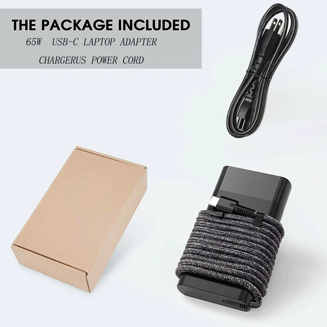 Alt view image 7 of 7 - 2026 New Slim for 65W USB C AI PC Laptop Charger for HP OmniBook 3/5 OmniBook 7 FlipCompatible with HP EliteBook/Ultra G1i 14 inch OmniBook 7 Aero Next Gen AI PC Laptop Power Cord Replacement