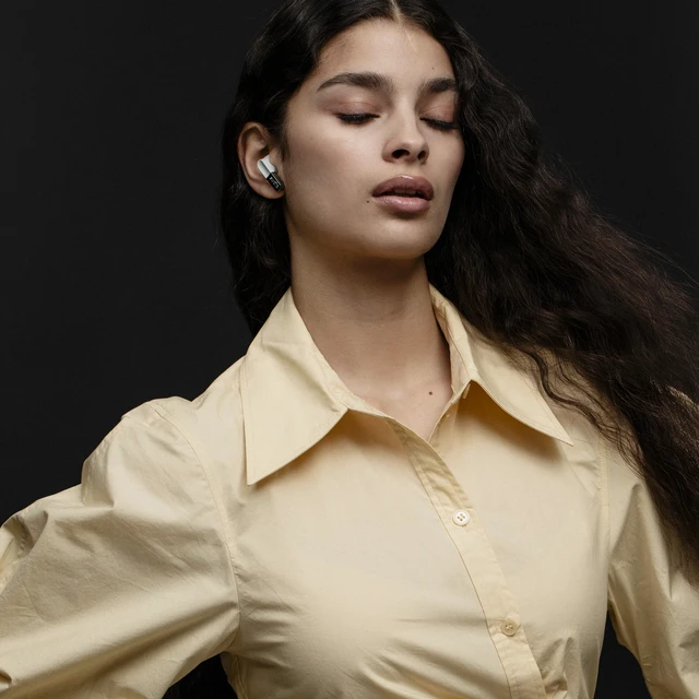 Alt view image 3 of 7 - N3 True Wireless Bluetooth On-Ear Earbuds High-Definition Sound, 30-Hour Playtime, Clear Calls, Sweat & Splash Resistant, Eco-Friendly Recycled Plastics (Blue)