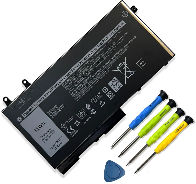 Main image of R8D7N Laptop Battery Compatible with Dell Precision 3540 M3550 Latitude 5400 5410 5500 5510 Inspiron 7590/7591/7791 2-in-1 Series Notebook 0R8D7N 1V1XF 4GVMP H82T6 0C5GV2 0W8GMW