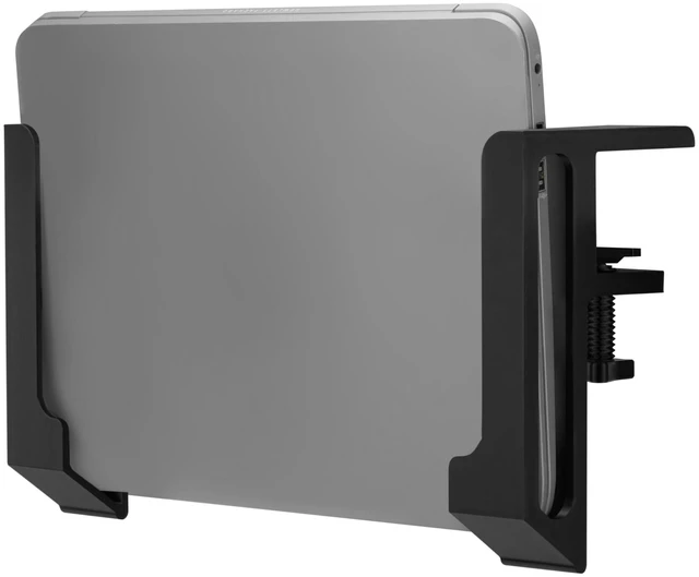 Main image of Laptop Holder for Side of Desk, 1.2" / 31mm, Adjustable Length, Ideal for Macbooks, Surface, Keyboards, Switch, Tablets & More, Easy to Install, Screw On Desk