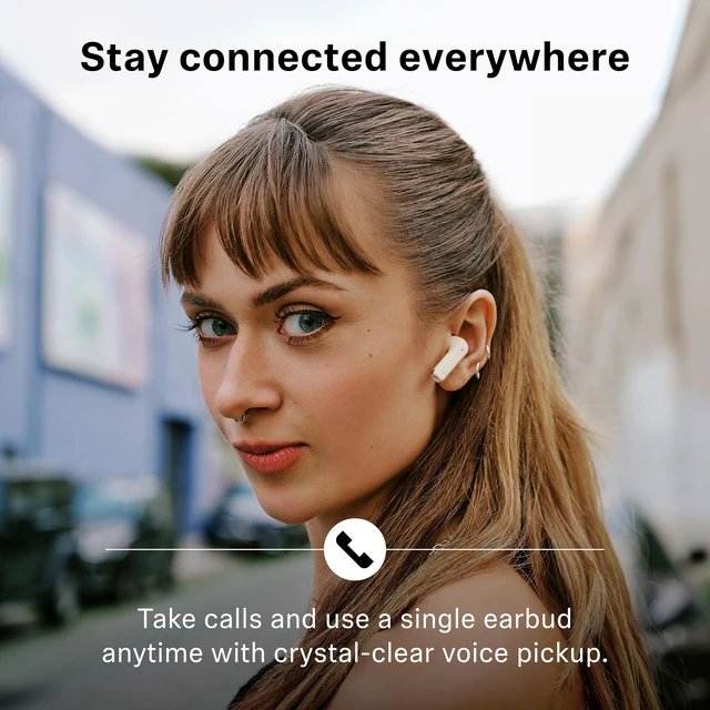 Alt view image 4 of 7 - ACCENTUM Open Wireless Earbuds, Bluetooth, 28hr Battery, Sakura