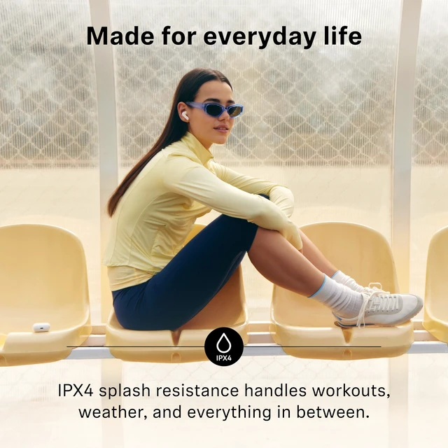 Alt view image 6 of 7 - ACCENTUM Open Wireless Earbuds, Bluetooth, 28hr Battery, Sakura