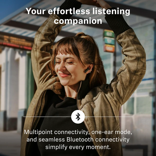 Alt view image 7 of 7 - ACCENTUM Open Wireless Earbuds, Bluetooth, 28hr Battery, Sakura