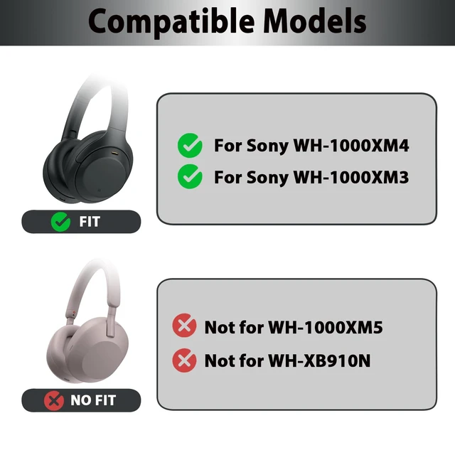 Alt view image 2 of 7 - 3Sets Silicone Sweat Case Cover for Sony WH-1000XM4 WH-1000XM3 Headphones, XM4 Covers Accessories with Washable Silicone Ear Pads Covers & Headband Cover & Ear Cups Covers - Smoky Pink