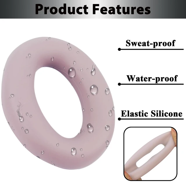 Alt view image 3 of 7 - 3Sets Silicone Sweat Case Cover for Sony WH-1000XM4 WH-1000XM3 Headphones, XM4 Covers Accessories with Washable Silicone Ear Pads Covers & Headband Cover & Ear Cups Covers - Smoky Pink