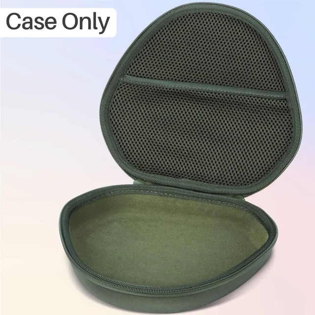 Alt view image 4 of 7 - Hard Case Compatible with Apple AirPods Max 2 Over-Ear Headphones Lightweight & Carry, Dustproof Storage, Travel Friendly, Portable for Daily Use, Green Case