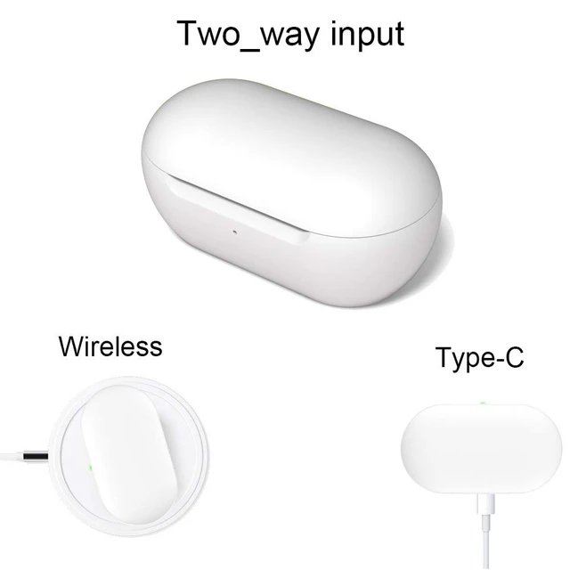 Alt view image 5 of 5 - Charging Case for Samsung Galaxy Buds/Buds+ (R170/R175) Earbuds (White) Replacement Portable Charger Case Cover Dock Cradle for Galaxy Buds/Buds+ SM-R170/R175 (Black)