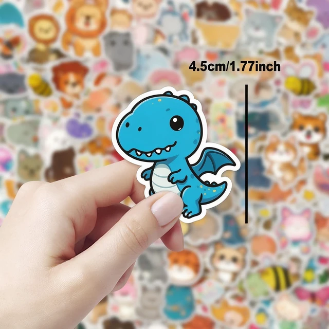 Alt view image 4 of 7 - Kawaii Sticker Blind Bag, 1000 Pcs Random Cute Cartoon Sticker Pack, Waterproof Vinyl Mystery Surprise Decals for Water Bottles Laptop Scrapbook Skateboard, Gift for Kids Teens