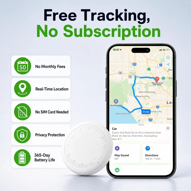 Alt view image 3 of 7 - Tracker Device for Vehicles,Real Time Car GPS Tracker No Monthly Fee (Black,1pcs)