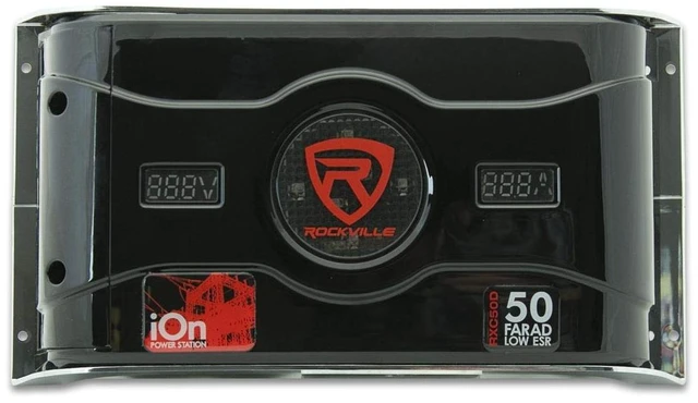 Alt view image 2 of 7 - 50 Farad 24V Surge Hybrid Ion Capacitor Voltage+Amperage Meter (RXC50D)