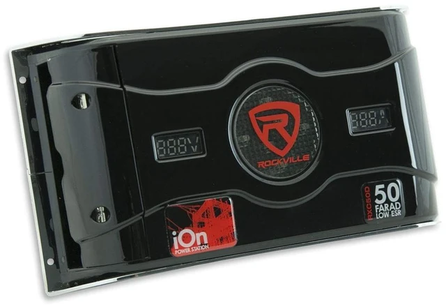 Alt view image 6 of 7 - 50 Farad 24V Surge Hybrid Ion Capacitor Voltage+Amperage Meter (RXC50D)