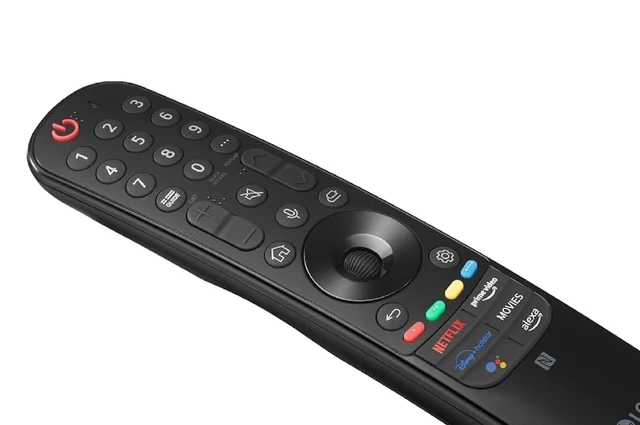 Alt view image 2 of 7 - OEM Replacement Voice Magic Remote Control for 2021 2022LG 4K UHD, OLED, NanoCell Smart TVs with Netflix Prime Disney+ Alexa Keys, Bluetooth Magic Remote with Voice, Scroll & Point Functions (MR22GN)