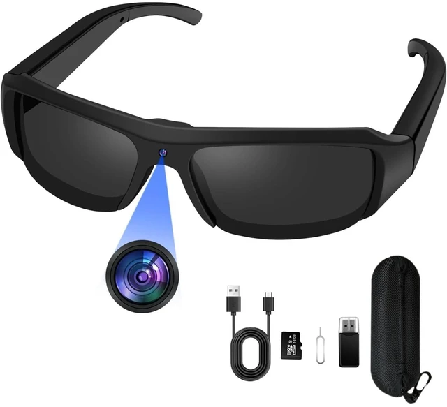 Main image of Camera Glasses Action Camera HD 1080P Smart Glasses Video Camera Wearable Sunglasses Sport Camera mit 16GB Micro SD Card for Driving, Fishing and Hiking/Outdoor Activities