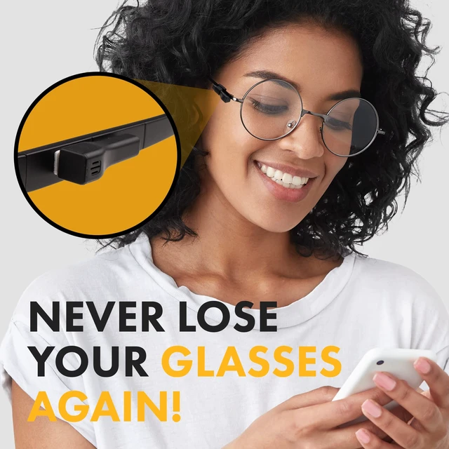 Alt view image 4 of 7 - Specs Finder for Android Dolphin Eyewear Finder Glasses Tracker Compatible with Android and Apple iOS Prevents Loss with configurable Seperation Alarm Compact Rechargeable Battery