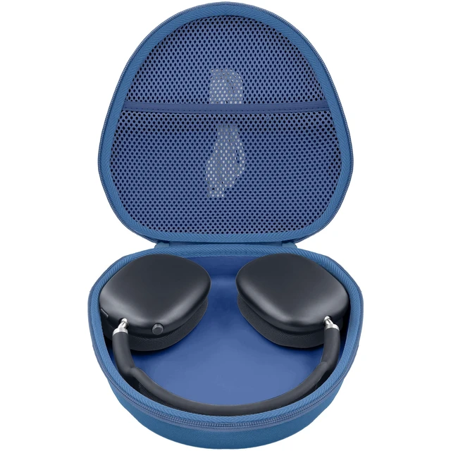 Alt view image 2 of 7 - Hard Case for Apple AirPods Max 2/AirPods Max Wireless Headphones Travel Storage Bag, Portable Carrying Box, Hard Protective Case Is Specifically Designed for Apple Airpods Max, Dark Blue