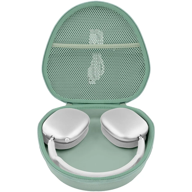 Alt view image 2 of 7 - Hard Case for Apple AirPods Max 2/AirPods Max Wireless Headphones Travel Storage Bag, Portable Carrying Box, Hard Protective Case Is Specifically Designed for Apple Airpods Max, Grreen Case