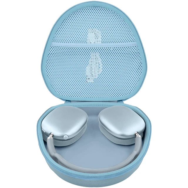 Alt view image 2 of 7 - Hard Case for Apple AirPods Max 2/AirPods Max Wireless Headphones Travel Storage Bag, Portable Carrying Box, Hard Protective Case Is Specifically Designed for Apple Airpods Max, Light Blue