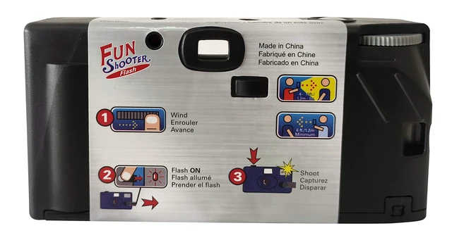 Alt view image 5 of 7 - Disposable Camera 35mm One-Time-Use Camera Single Use Camera with Flash ASA/ISO 400 Color Film 27 Exposures Film Camera Disposable for Party, Wedding, Travel 2-Pack