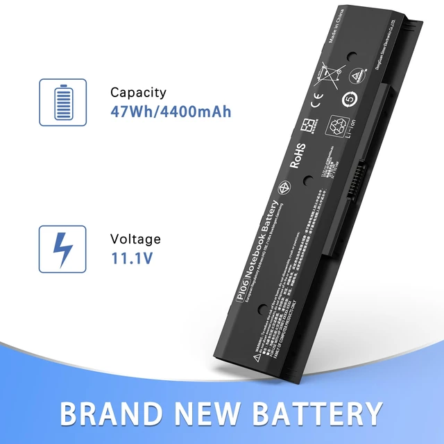 Alt view image 4 of 7 - PI06 PI09 Battery for HP Envy Pavilion 14-E000 15-E000 17-E000 Replaces 710416-001 710417-001 HSTNN-LB40 HSTNN-UB4N HSTNN-YB40, Fits 15t-e000 15z-e000 17-E100 17Z-E100