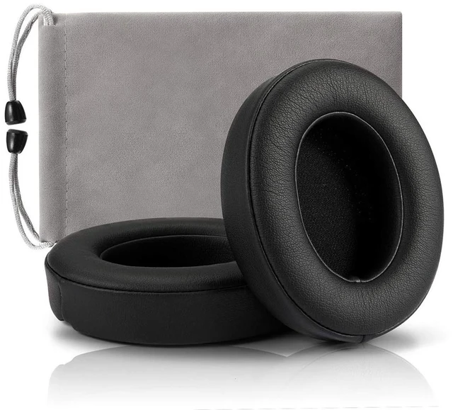 Main image of Replacement Ear Pads Cushions, Earpads Cover Compatible with Beats Studio 2 and Studio 3 Over Ear Headphones by Dr.DRE 1 Pair (Black)