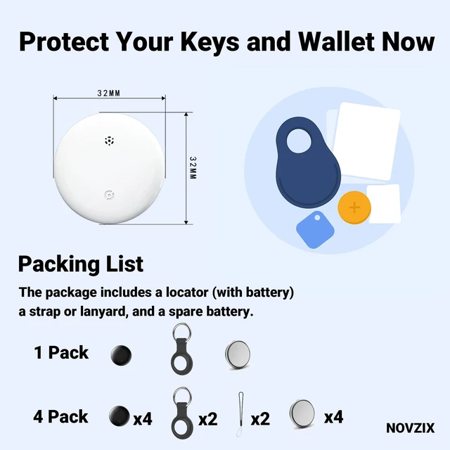 Alt view image 7 of 7 - Android Compatible Air Tracker Tag - Tracker Tags for Android Phones, Supports Google Find My Device, 2025 New Model (White)