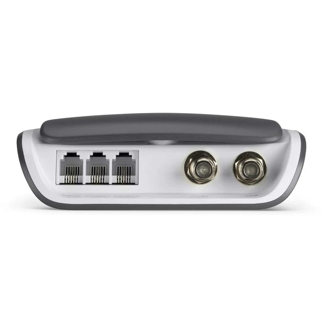 Alt view image 4 of 7 - 12-Outlet Surge Protector Power Strip, 3000J, 8ft Cord, Angled Plug grounded 3-prong outlets, coax and telephone line protection, home office, entertainment center