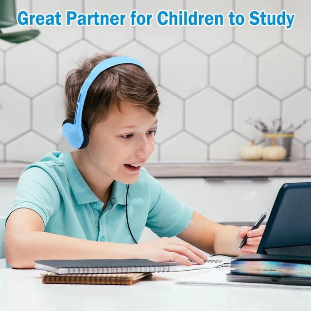 Alt view image 4 of 7 - 12 Pack Classroom Headphones for Kids, Multi Color Bulk Headphones for Classroom Wired Over the Ear Headphones Adjustable with 3.5 mm Jack for School Library Student Children
