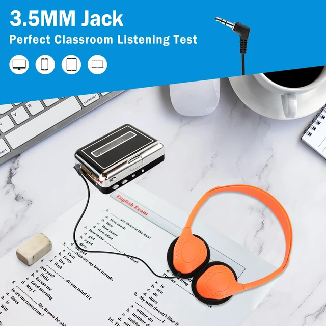 Alt view image 6 of 7 - 12 Pack Classroom Headphones for Kids, Multi Color Bulk Headphones for Classroom Wired Over the Ear Headphones Adjustable with 3.5 mm Jack for School Library Student Children