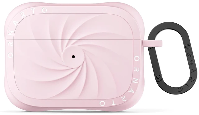 Main image of Vortuxe for AirPods Pro 2 Case & for AirPods Pro Case, Chalk Pink Style Meets Protection - Velvety Liquid Silicone, 2X MIL-STD Drop Protection, Reinforced Corners, LED Visible, Carabiner